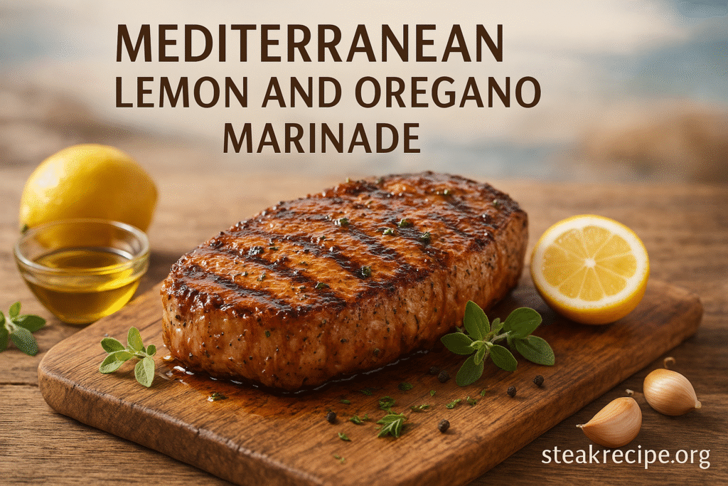 Mediterranean Lemon and Oregano Marinade