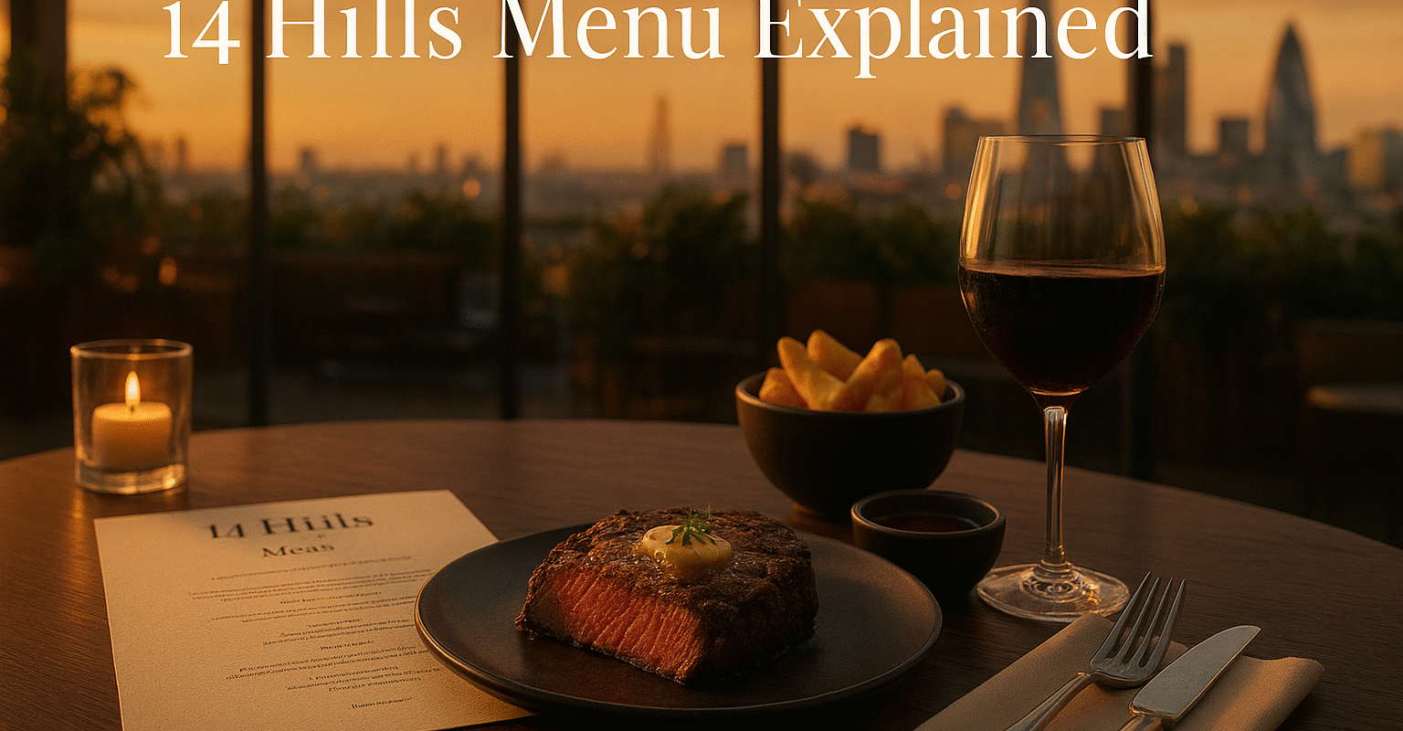 14 Hills Menu Explained