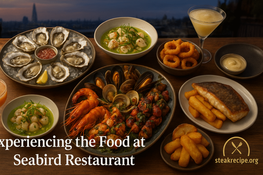 Experiencing the Food at Seabird Restaurant