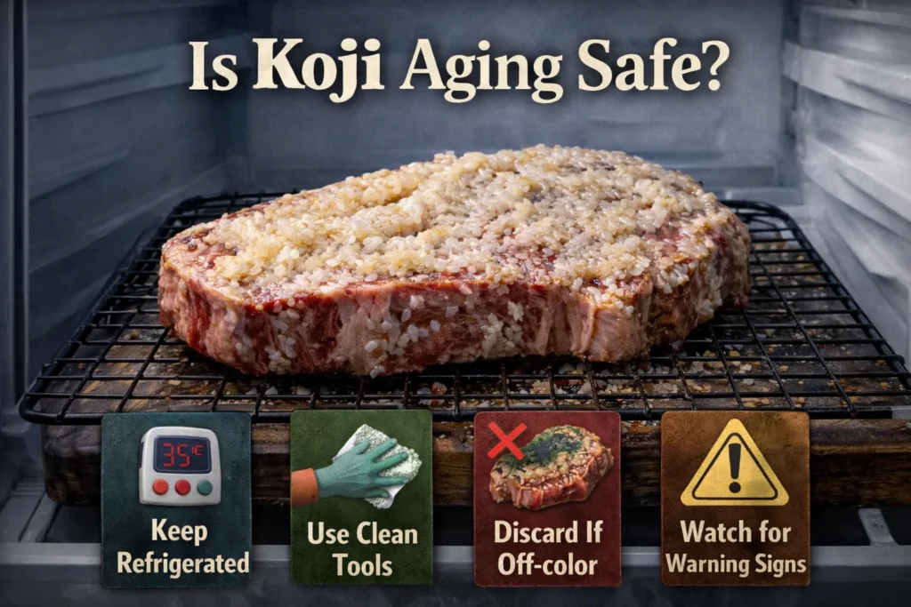 Is Koji Aging Safe