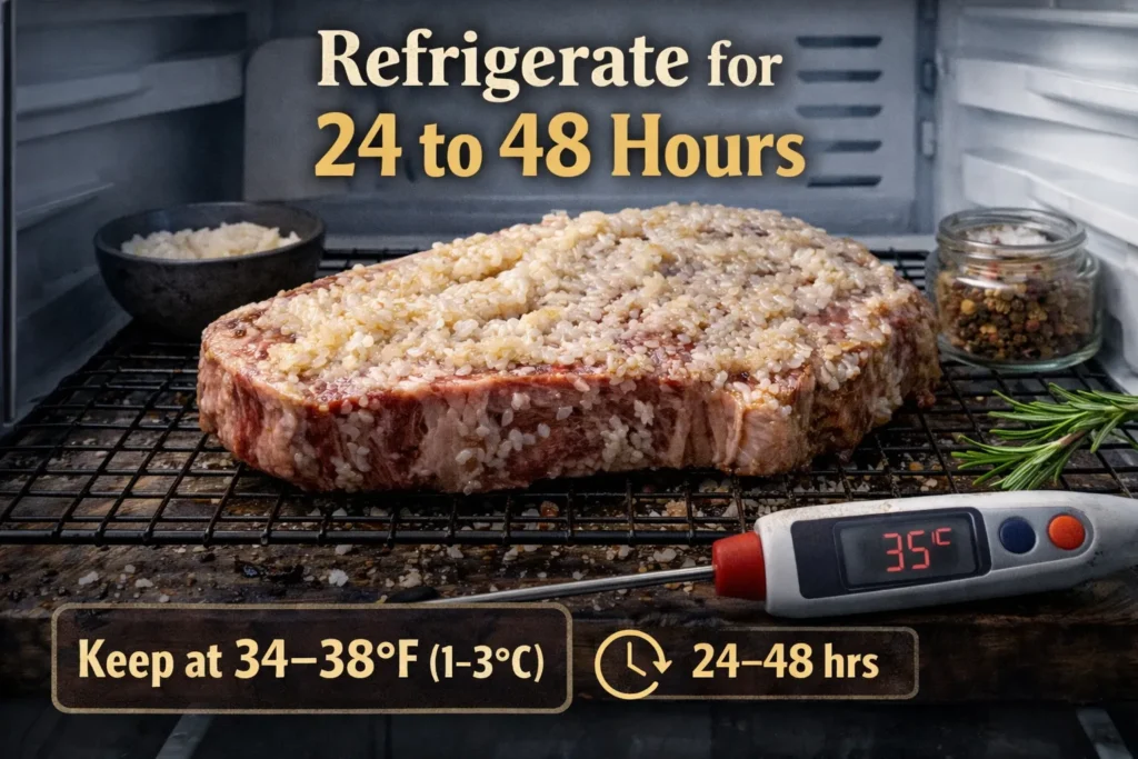 Regrigerate for 24 to 48 Hours