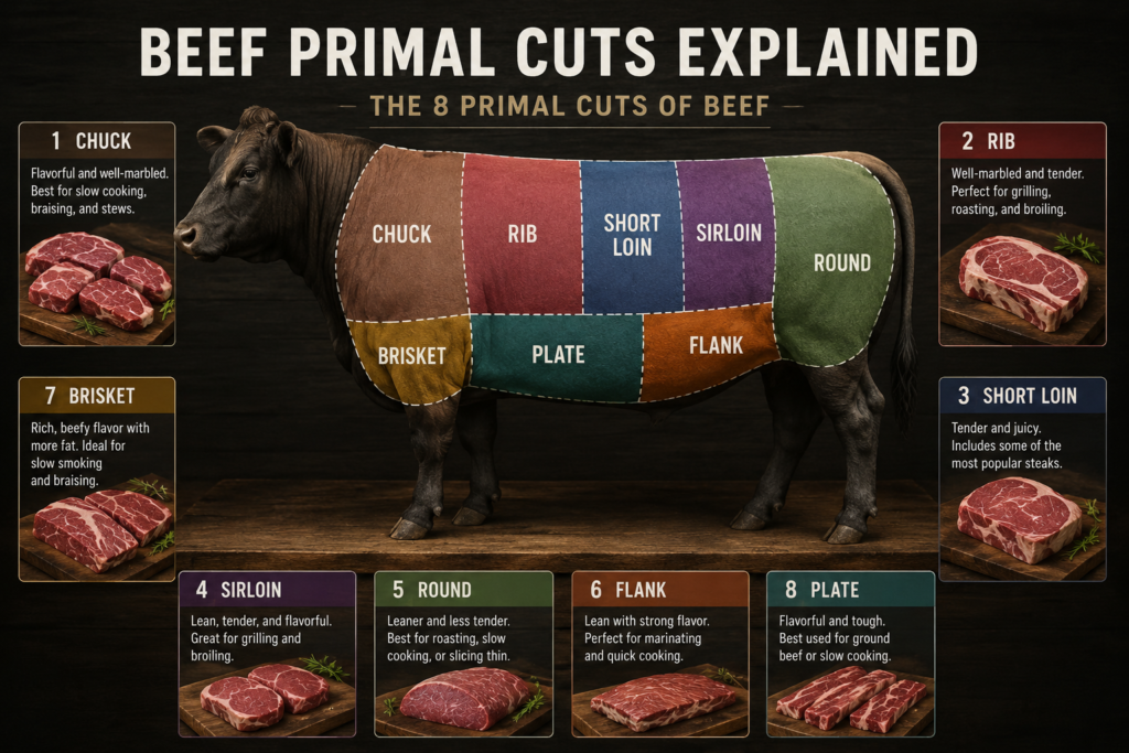 Beef Primal Cuts Explained