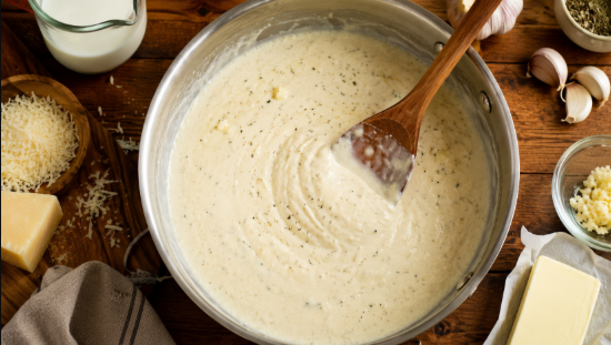 What Is Garlic Parmesan Sauce Made Of?