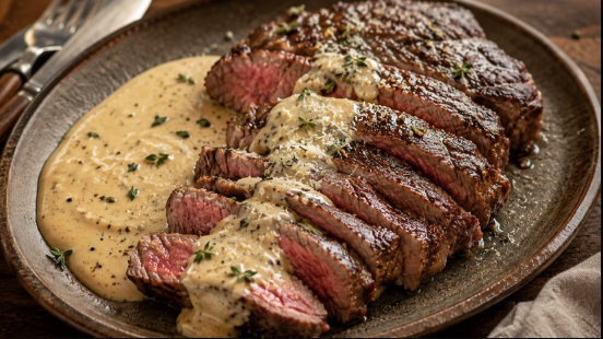 Garlic Parmesan Sauce for Steak